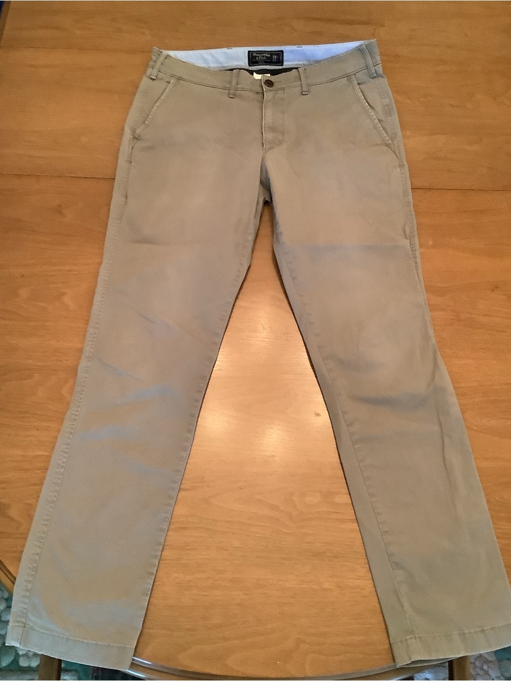 Men's Khaki Chino Pants - Classic Fit